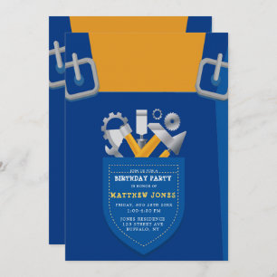 Under Födelsedagsfest Handyman för byggnation