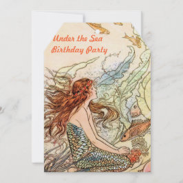 Under Födelsedagsfesten för Sjöjungfru till havs Inbjudningar