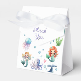 Under Födelsedagsfesten för Sjöjungfru till havs Presentaskar