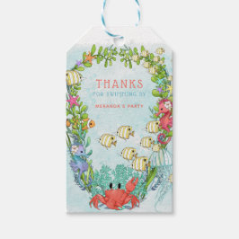 Under Födelsedagsfesten för Sjöjungfru till havs Presentetikett