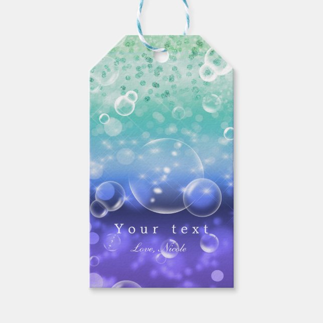 Under Födelsedagsfesten för Tropiska oceanen Presentetikett (Framsidan)