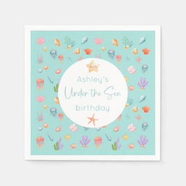 Under Födelsedagsfesten Sea Pappersservett