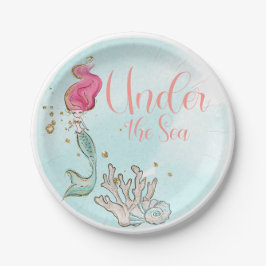 Under Födelsedagsfesten Sea Sjöjungfru Pastel