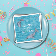 Under Födelsedagsfesten Sea with Dolphins