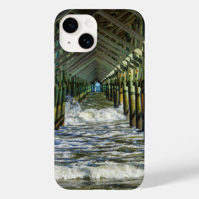 Under Folly Beach Pier iphone case (Baksida)