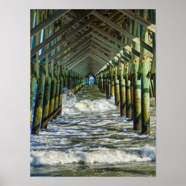 Under Folly Beach Pier Poster (Framsidan)