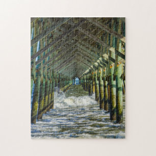Under Folly Beach Pier Pussel