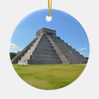 Under för Chichen Itza Mexico Kukulkan pyramid 7 Julgransprydnad Keramik