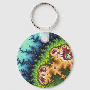 Under Forest - Fractal Keychain Nyckelring