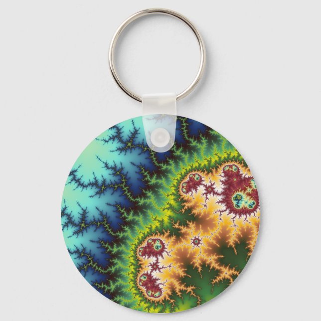 Under Forest - Fractal Keychain Nyckelring (Framsida)