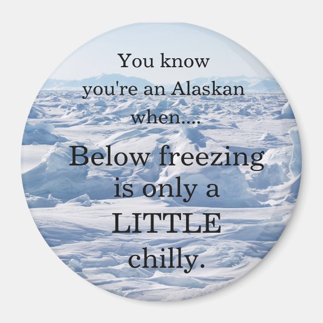 Under frysningen.... magnet (Framsidan)