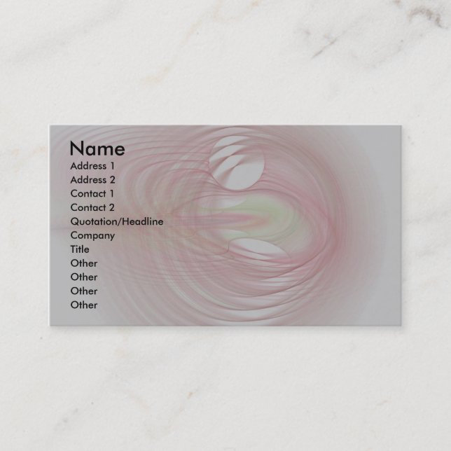 Under fullmånevisitkorten visitkort (Framsida)