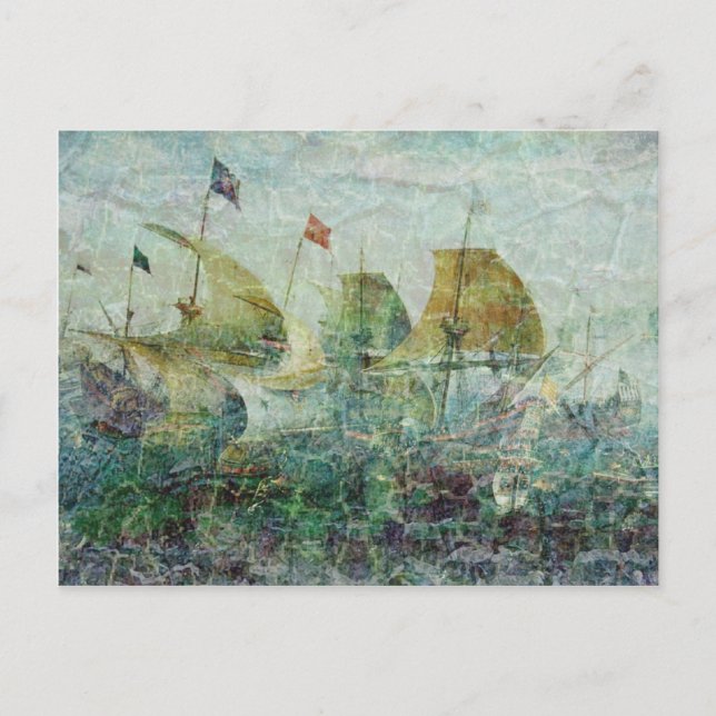 Under Fullt Sail Vykort (Framsida)