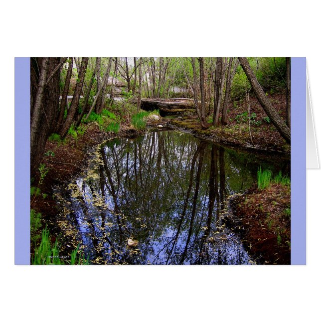 Under Glaskort Hälsningskort (Framsidan Horizontal)