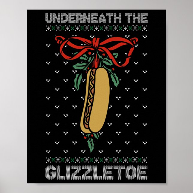 Under Glizzlekristallen Rolig jul Poster (Framsidan)