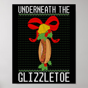 Under Glizzleroten Hot Dog Rolig Ful Chris Poster