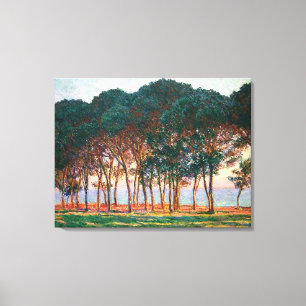 Under grästräden vid Claude Monet Canvastryck