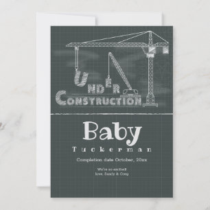 Under Gravid om byggnation Inbjudningar