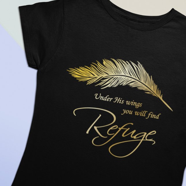 Under hans Vingar hittar du Refuge T-Shirt (Skapare uppladdad)
