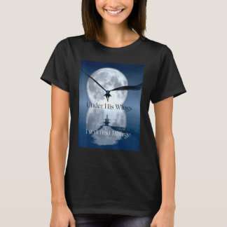 Under hans Vingar kommer jag att hitta psalm bible T Shirt