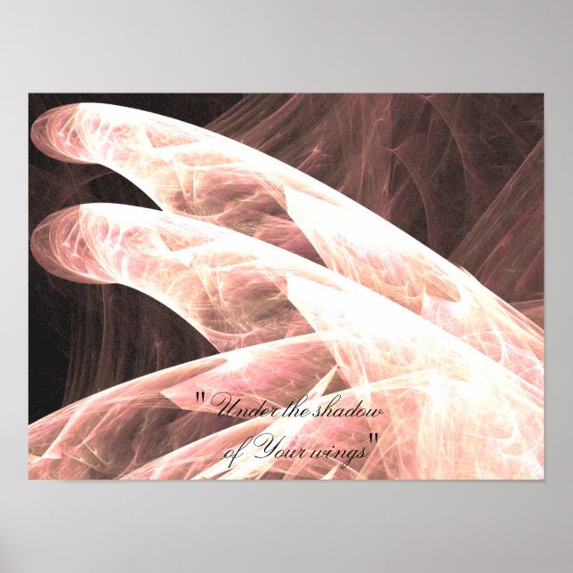 "Under hans Vingar" trycks Poster (Framsidan)