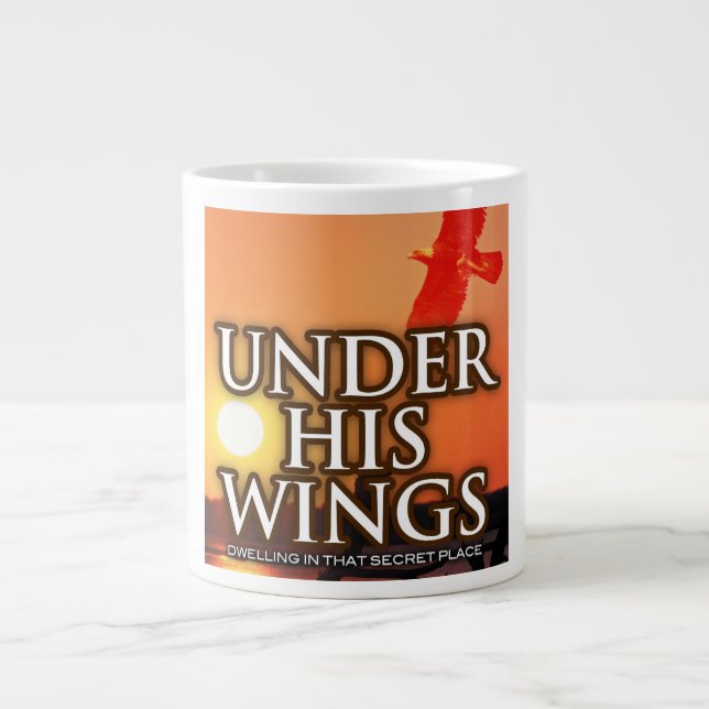 Under hans Vinge Inspirational Muggar Jumbo Mugg (Framsidan)