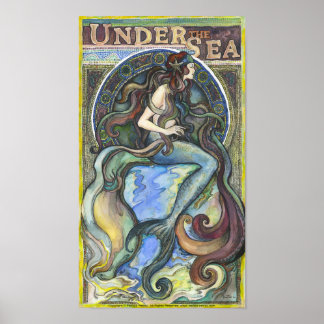 "Under havet" - 16,50" x 11,00", Poster/Papper Poster