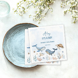 Under havet Ahoy är det en pojkvän-babystötare Pappersservett