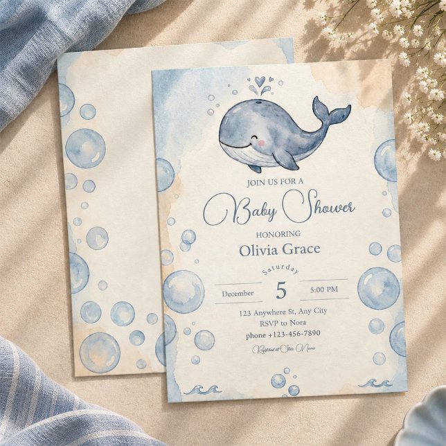 Under havet Baby Shower Inbjudan (Skapare uppladdad)