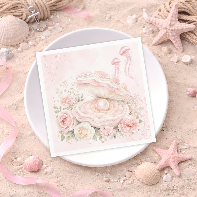 Under havet baby shower pappersservett (Skapare uppladdad)