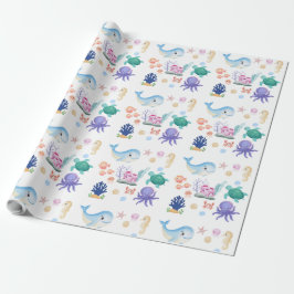 Under havet baby shower present presentpapper