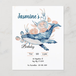 Under havet Blå Strand Val babyfirande