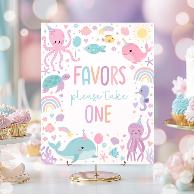 Under havet bör man vara vänlig och ta en Party Poster (Skapare uppladdad)