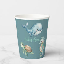 Under havet Djur Akvamarin Baby Shower
