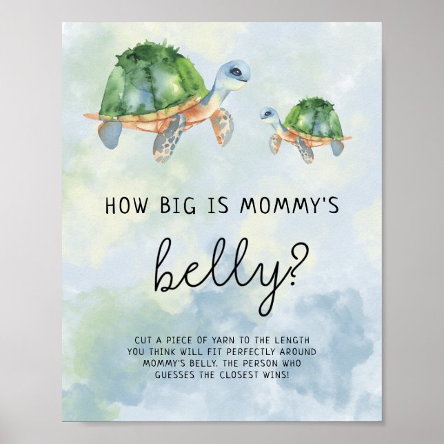Under havet - Hur stort är mamma klockspel? Poster (Framsidan)