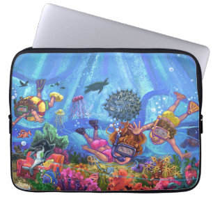 Under havet laptop sleeve