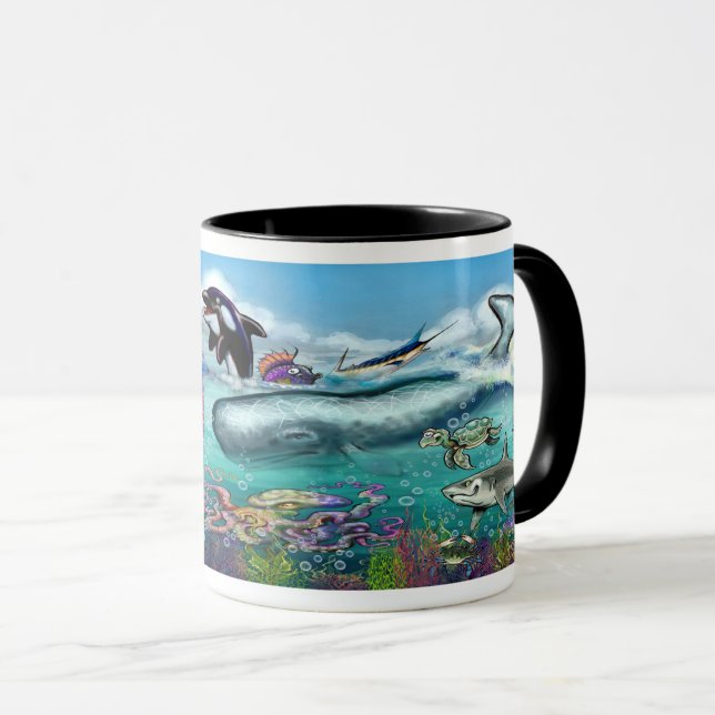 Under havet mugg (Framsida höger)