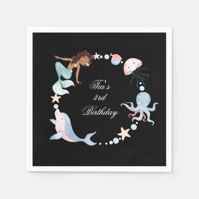 Under havet pappersservett (Framsidan)