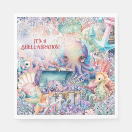 Under havet party blöjor pappersservett