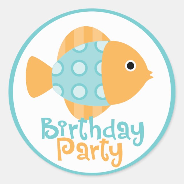 Under havet runt klistermärke (Framsida)