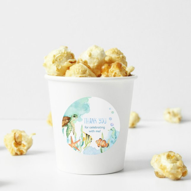 Under havet runt klistermärke (Skapare uppladdad)