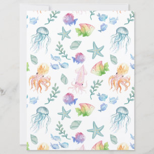 Under havet Scrapbookpapper