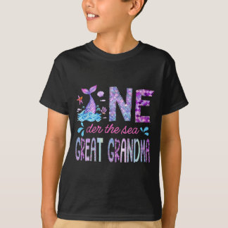 Under Havet Underbara Mormor 1-årsdag T Shirt