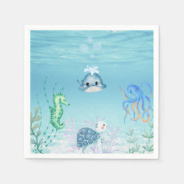 Under havets babydusch pappersservett