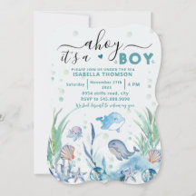 Under havets duschinbjudningar i pojke