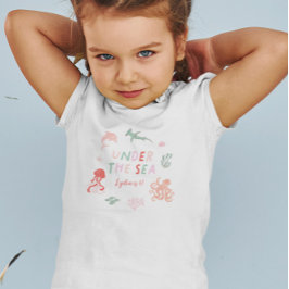Under Havets Rosa Birthday Girl T Shirt