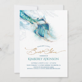 Under havets Sjöjungfru Svan Möhippa Inbjudningar