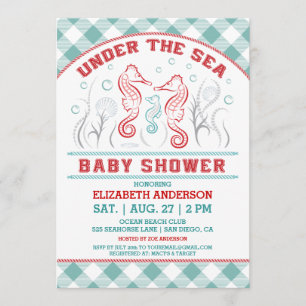 Under havsbaby showerinbjudan inbjudningar