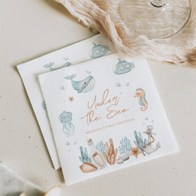 Under Havsdagen Pappersservett (Skapare uppladdad)