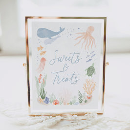 Under Havsdagsvegetation och havsabborre Poster